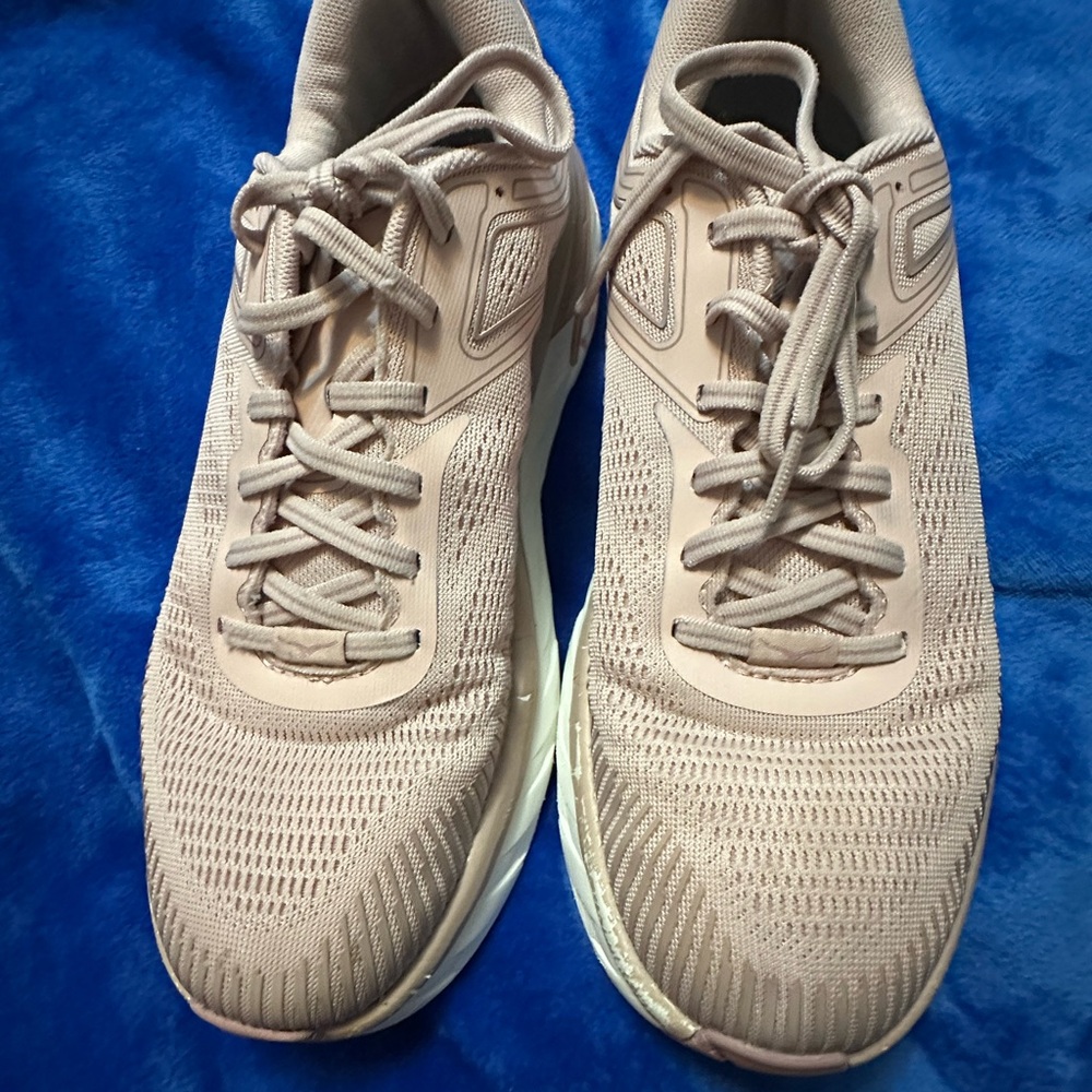 Hoka Light Pink Athletic Sneakers